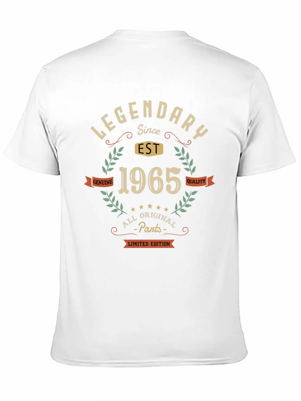 Legendary Since 1965 Limited Edition Stylish Everyday T-Shirt – Unisex Basic Cotton Tee