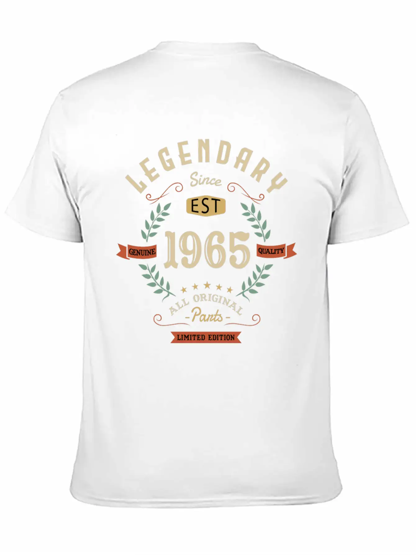 Legendary Since 1965 Limited Edition Stylish Everyday T-Shirt – Unisex Basic Cotton Tee