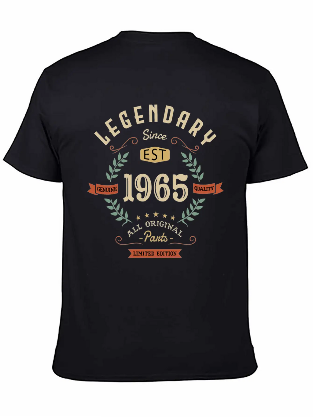 Legendary Since 1965 Limited Edition Stylish Everyday T-Shirt – Unisex Basic Cotton Tee