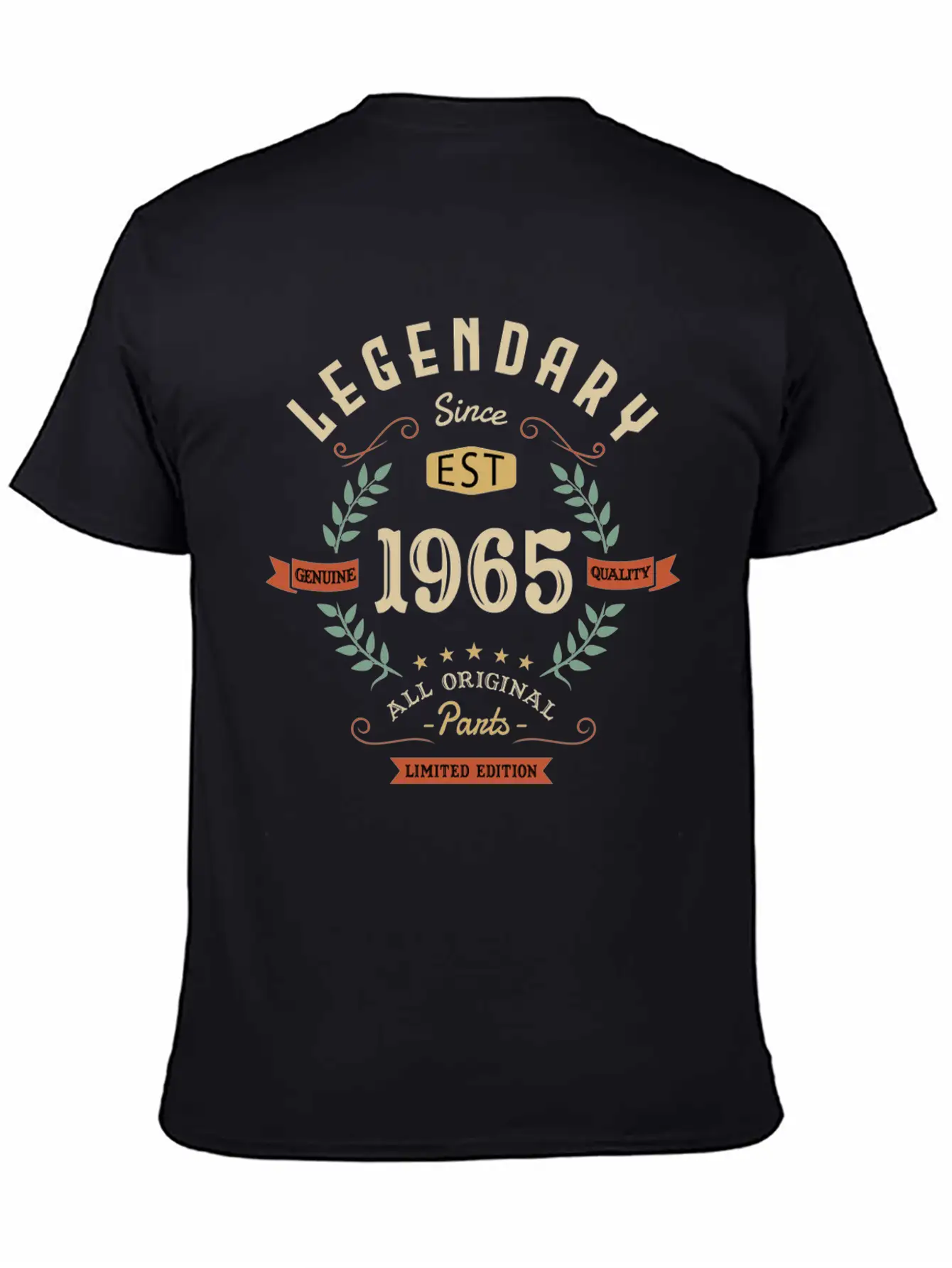 Legendary Since 1965 Limited Edition Stylish Everyday T-Shirt – Unisex Basic Cotton Tee