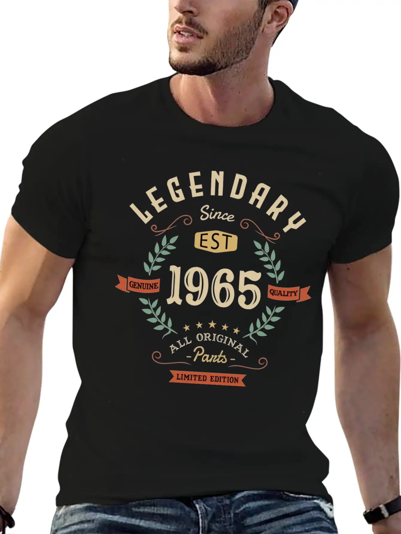 Legendary Since 1965 Limited Edition Stylish Everyday T-Shirt – Unisex Basic Cotton Tee