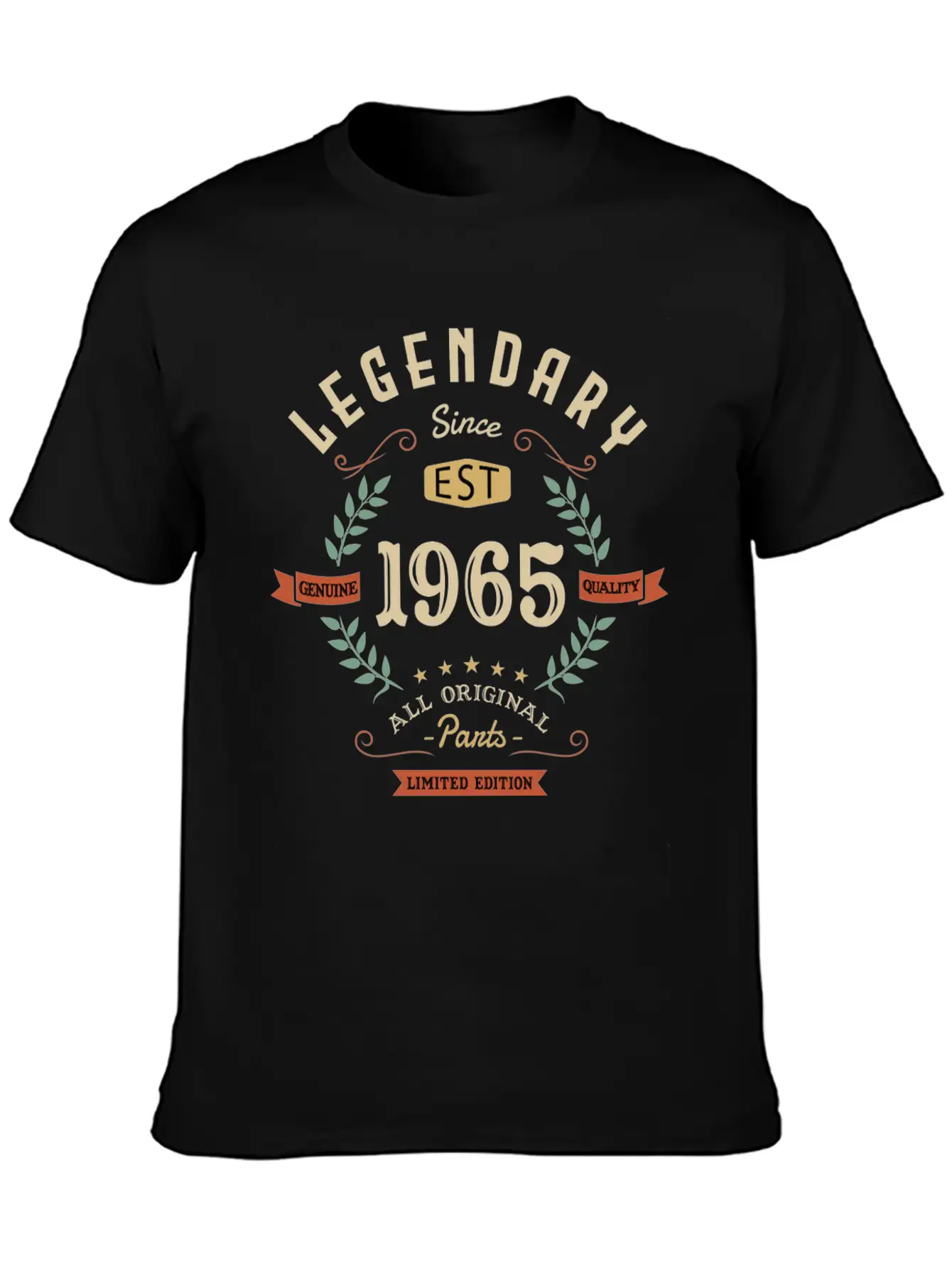 Legendary Since 1965 Limited Edition Stylish Everyday T-Shirt – Unisex Basic Cotton Tee