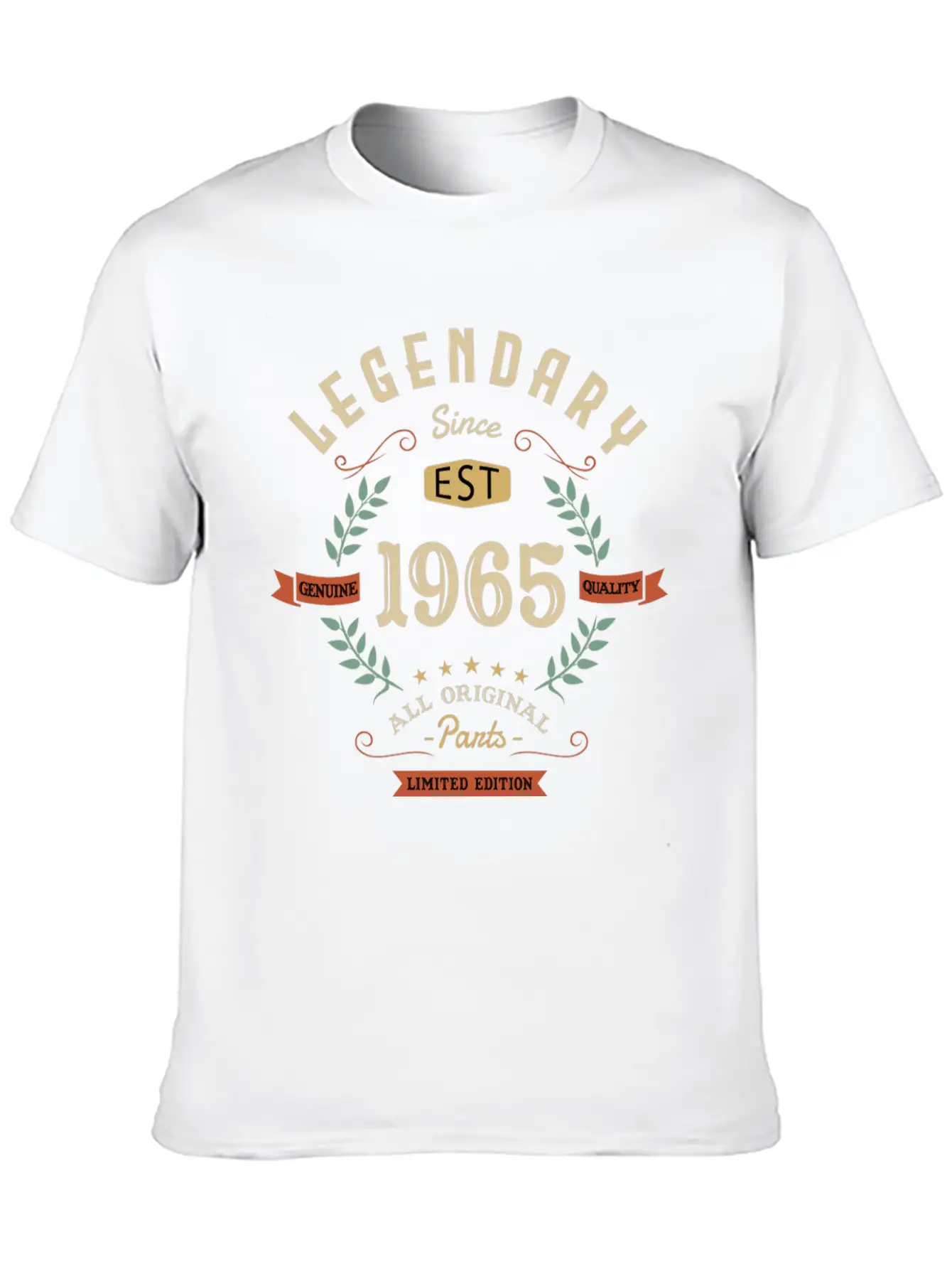 Legendary Since 1965 Limited Edition Stylish Everyday T-Shirt – Unisex Basic Cotton Tee