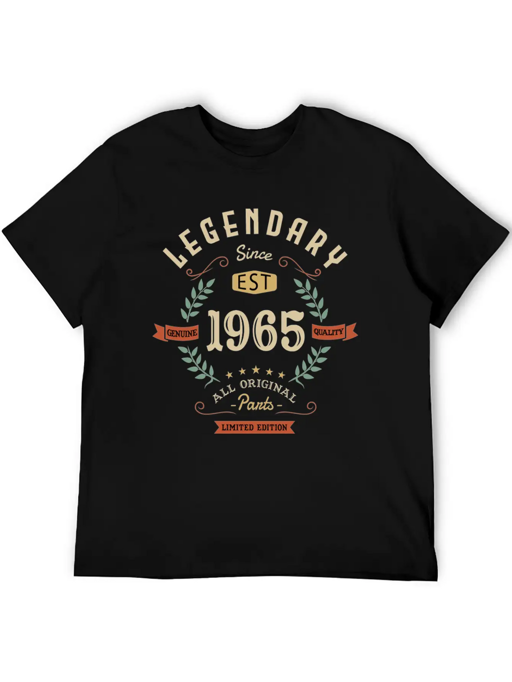 Legendary Since 1965 Limited Edition Stylish Everyday T-Shirt – Unisex Basic Cotton Tee