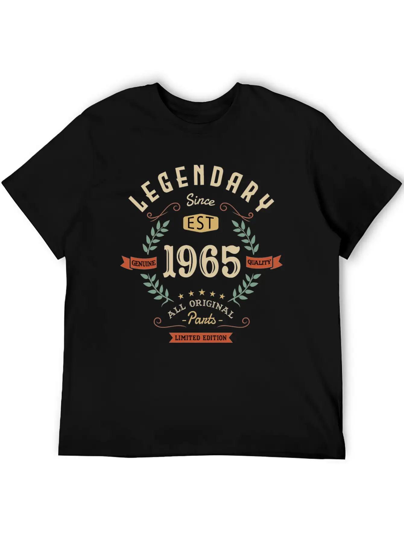 Legendary Since 1965 Limited Edition Stylish Everyday T-Shirt – Unisex Basic Cotton Tee