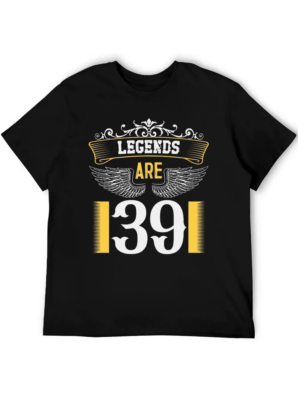 Legends Are 39 Years Old, Birthday Is 39 Relaxed Everyday Tee – Lightweight And Durable Cotton