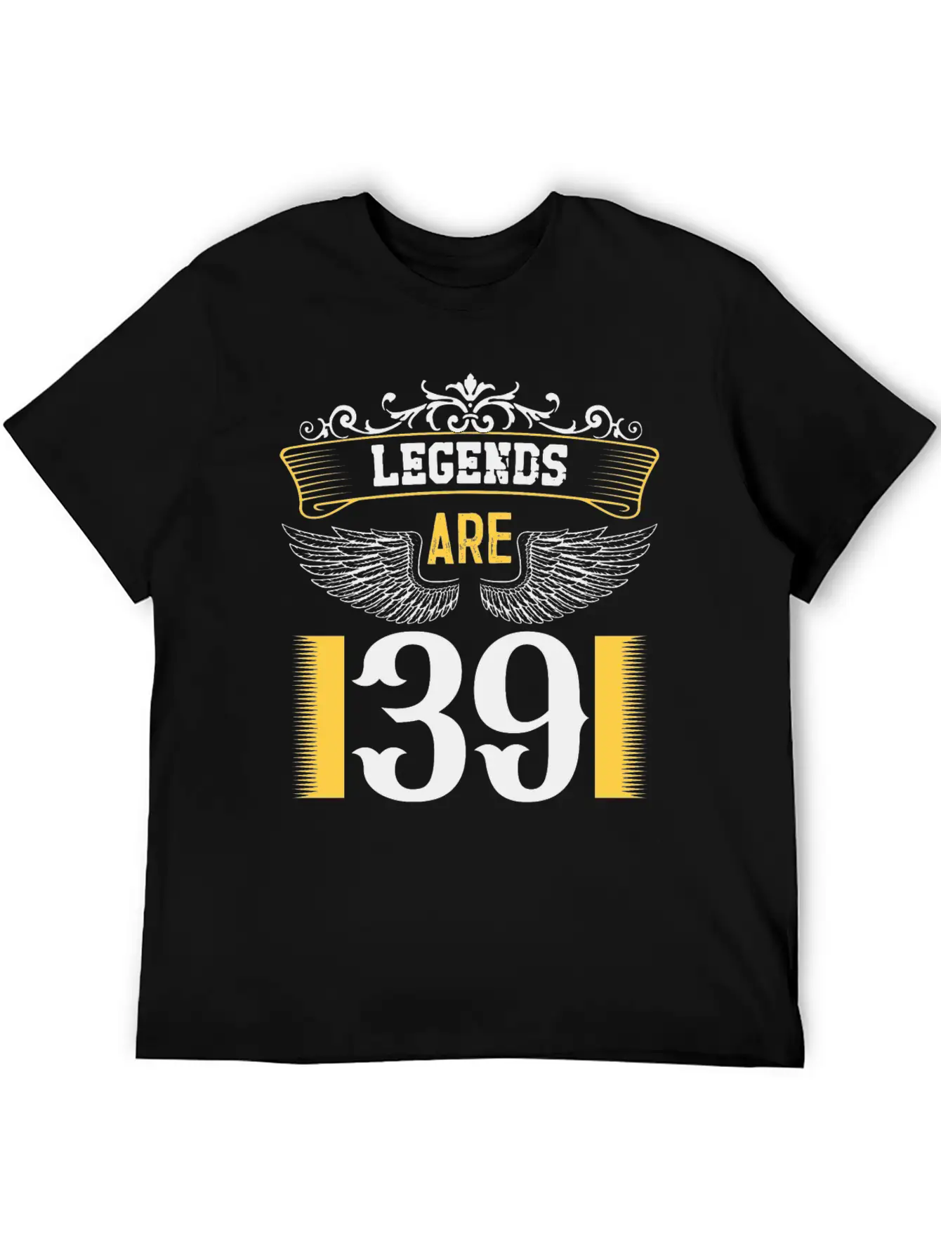 Legends Are 39 Years Old, Birthday Is 39 Relaxed Everyday Tee – Lightweight And Durable Cotton