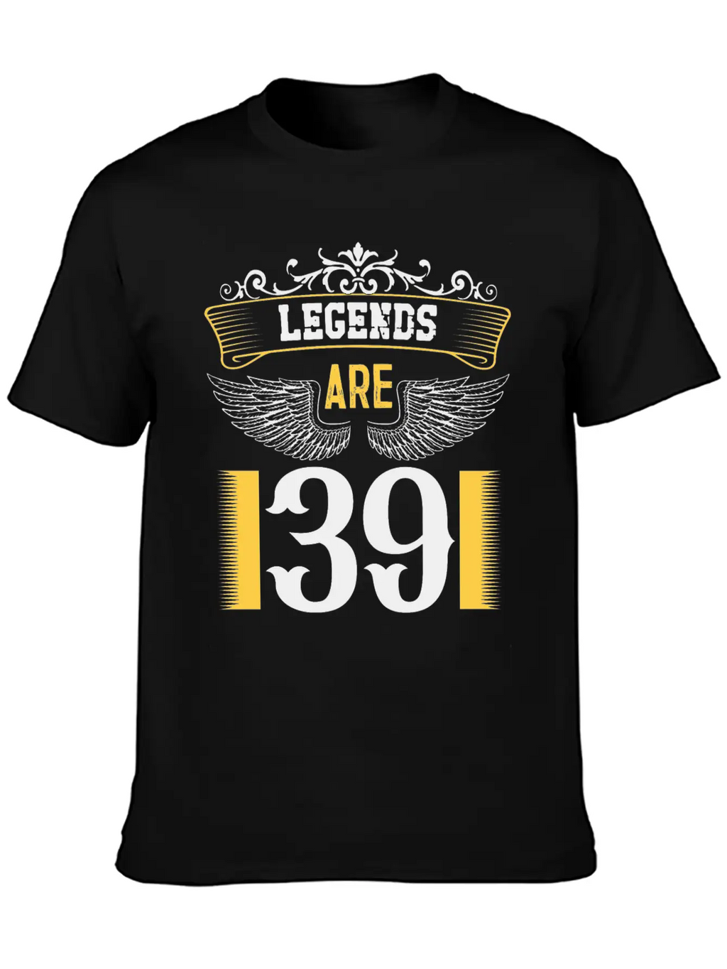 Legends Are 39 Years Old, Birthday Is 39 Relaxed Everyday Tee – Lightweight And Durable Cotton