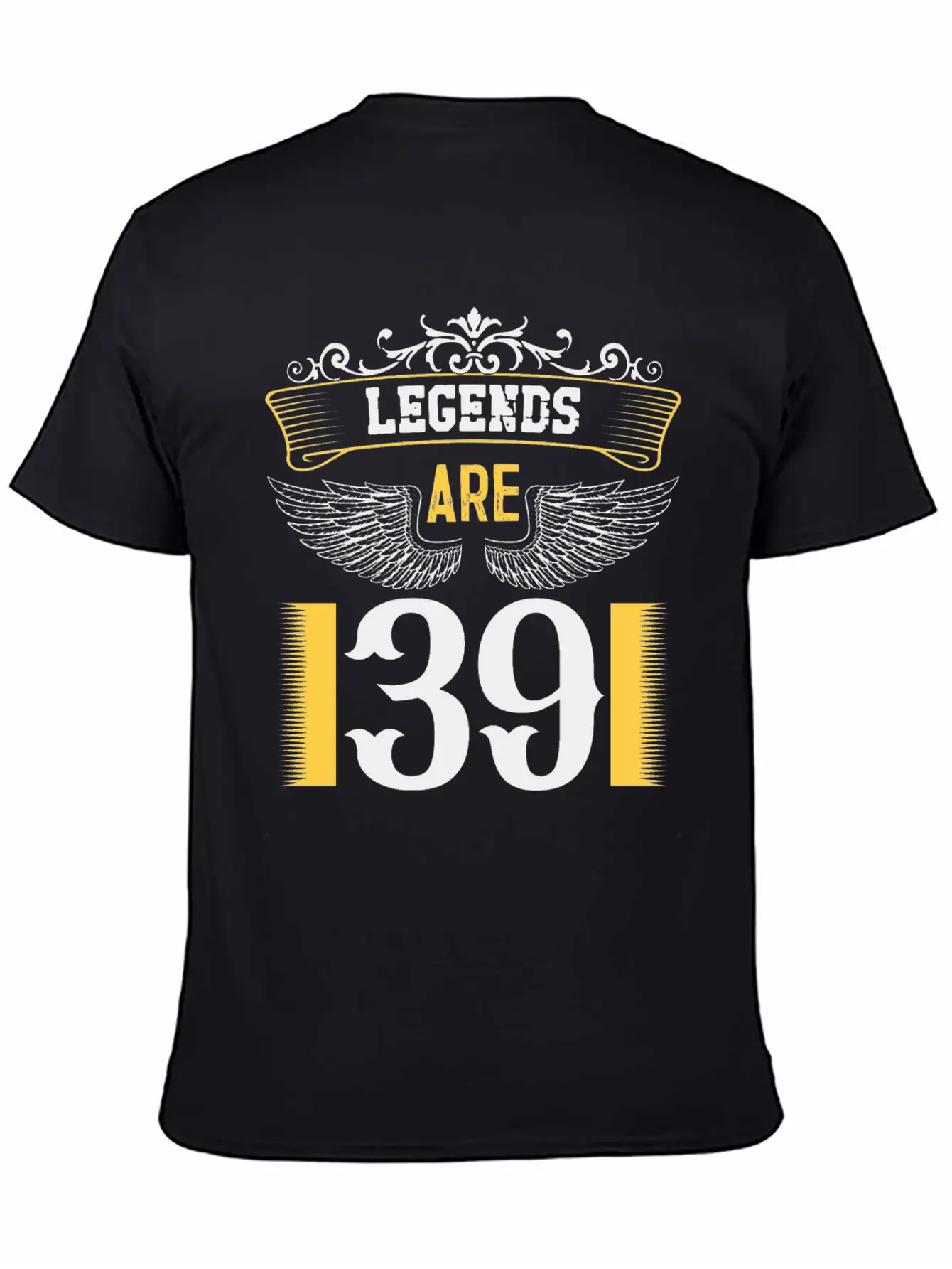 Legends Are 39 Years Old, Birthday Is 39 Relaxed Everyday Tee – Lightweight And Durable Cotton