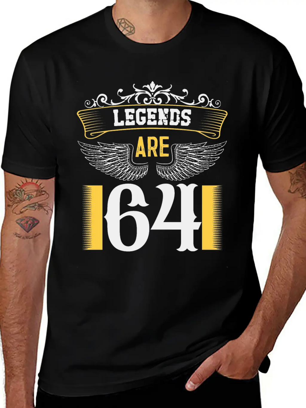 Legends Are 64 Years Old, Birthday Is 64 Essential Cotton Tee For Daily Outfits – Unisex Style