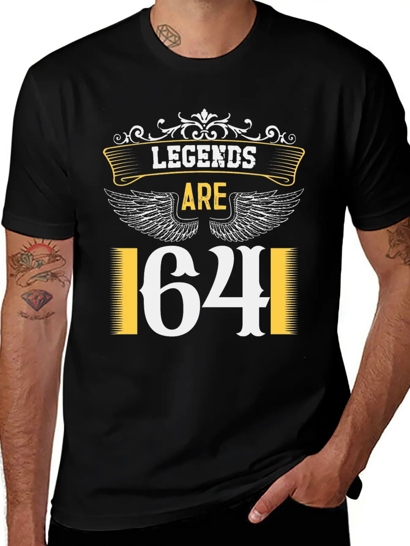 Legends Are 64 Years Old, Birthday Is 64 Essential Cotton Tee For Daily Outfits – Unisex Style