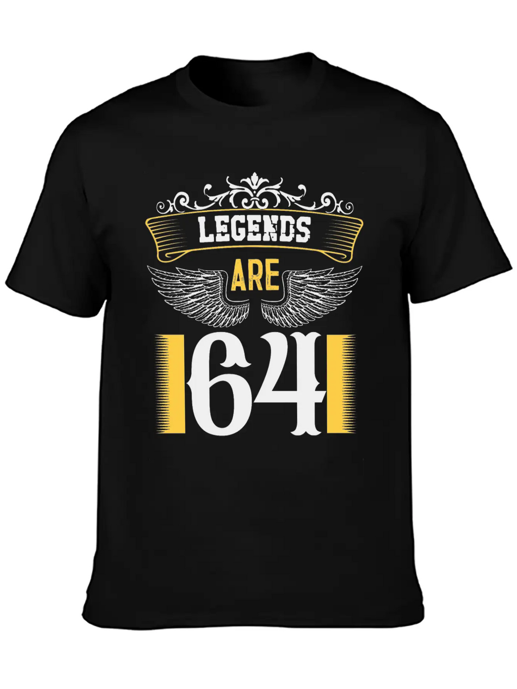 Legends Are 64 Years Old, Birthday Is 64 Essential Cotton Tee For Daily Outfits – Unisex Style