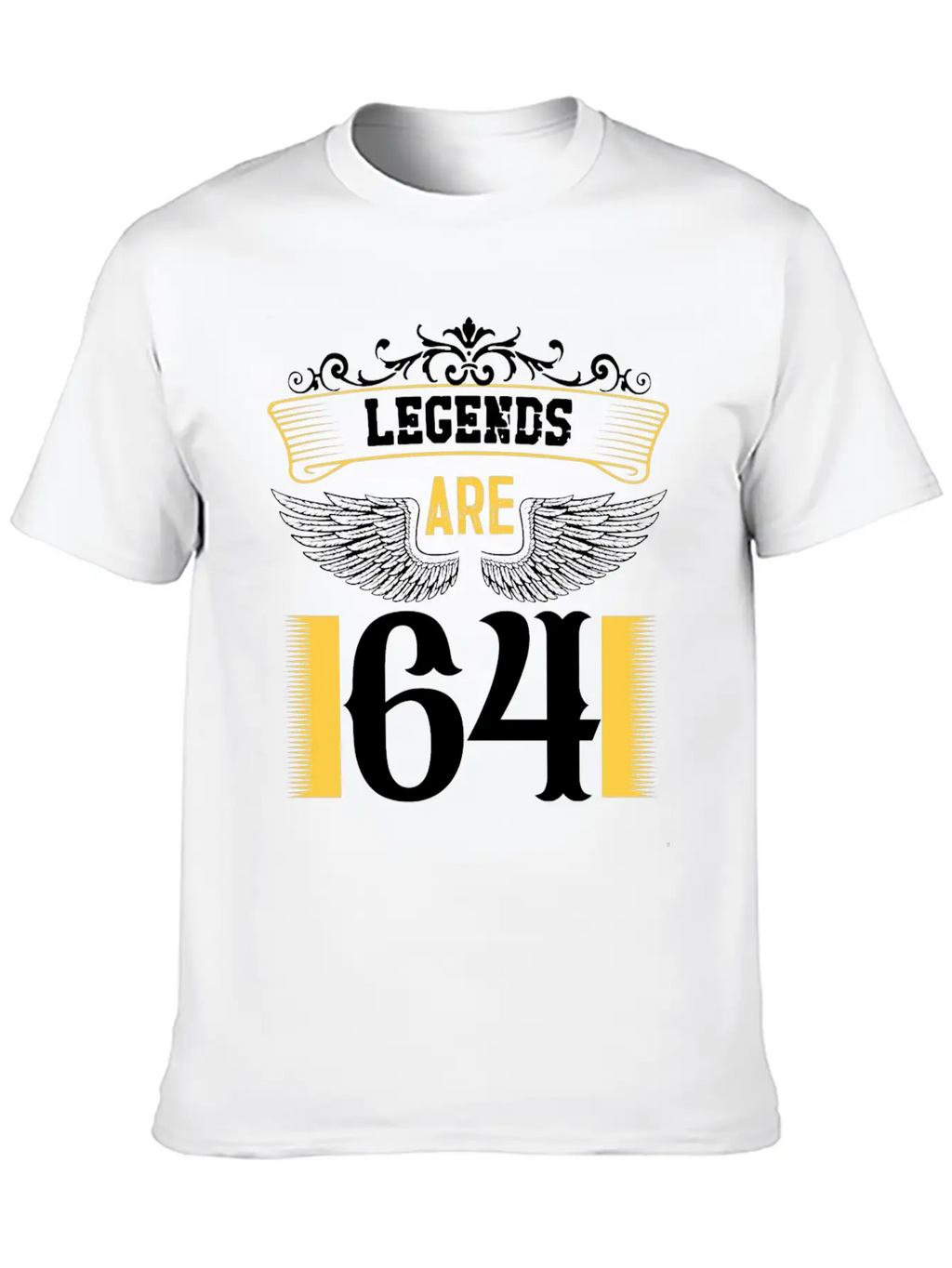 Legends Are 64 Years Old, Birthday Is 64 Essential Cotton Tee For Daily Outfits – Unisex Style