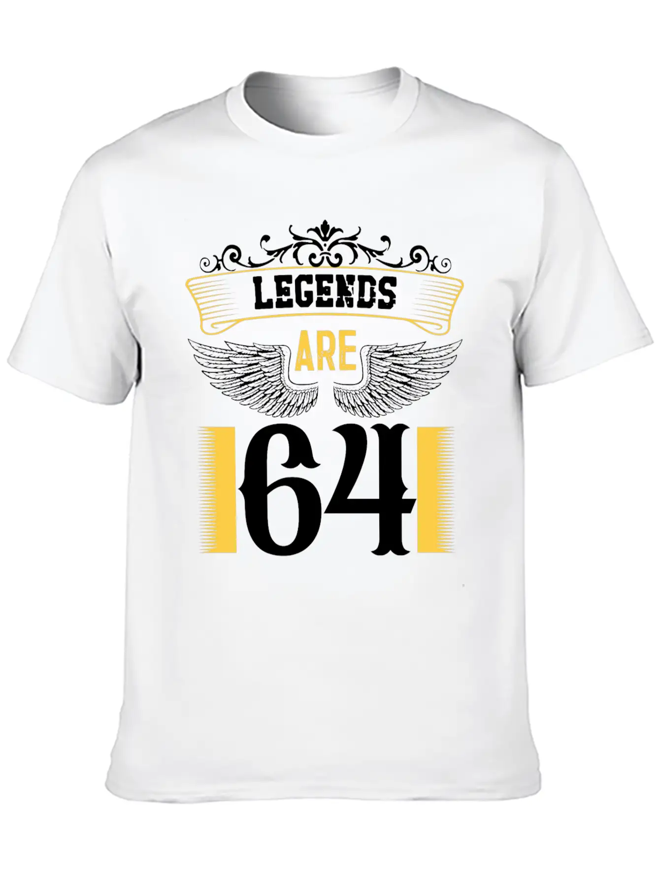 Legends Are 64 Years Old, Birthday Is 64 Essential Cotton Tee For Daily Outfits – Unisex Style