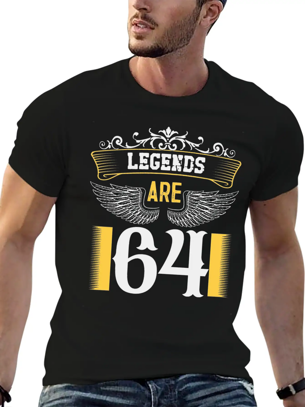 Legends Are 64 Years Old, Birthday Is 64 Essential Cotton Tee For Daily Outfits – Unisex Style