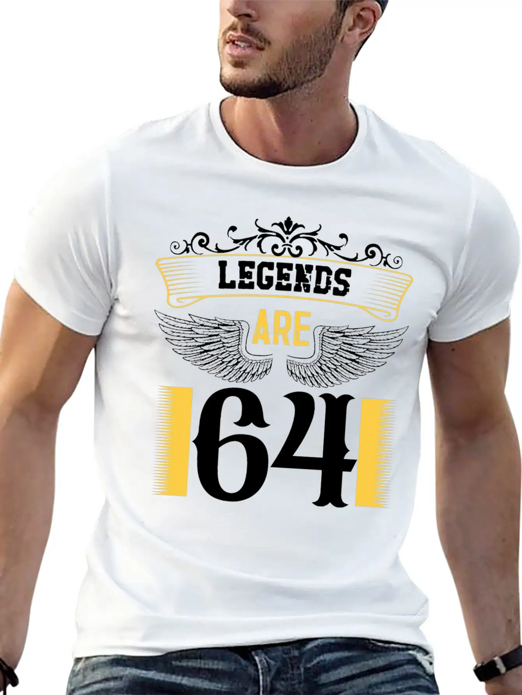 Legends Are 64 Years Old, Birthday Is 64 Essential Cotton Tee For Daily Outfits – Unisex Style
