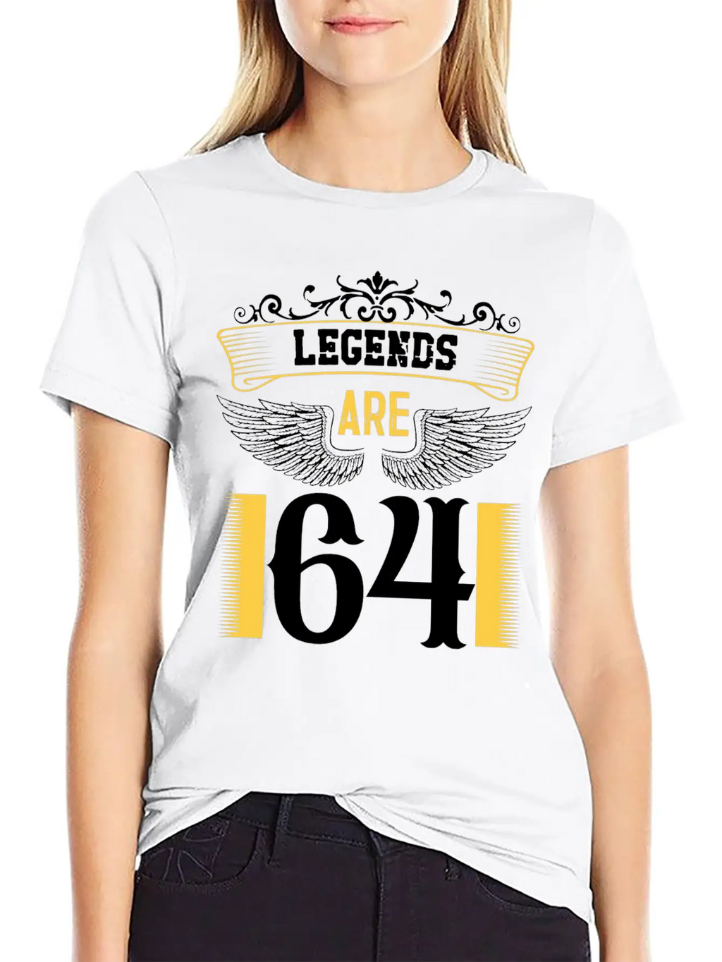 Legends Are 64 Years Old, Birthday Is 64 Essential Cotton Tee For Daily Outfits – Unisex Style