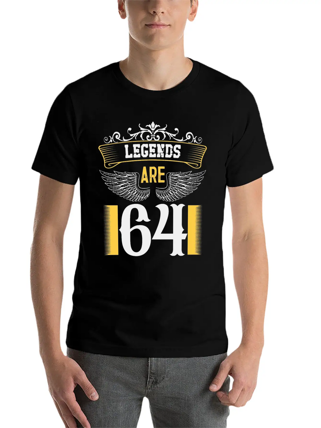 Legends Are 64 Years Old, Birthday Is 64 Essential Cotton Tee For Daily Outfits – Unisex Style