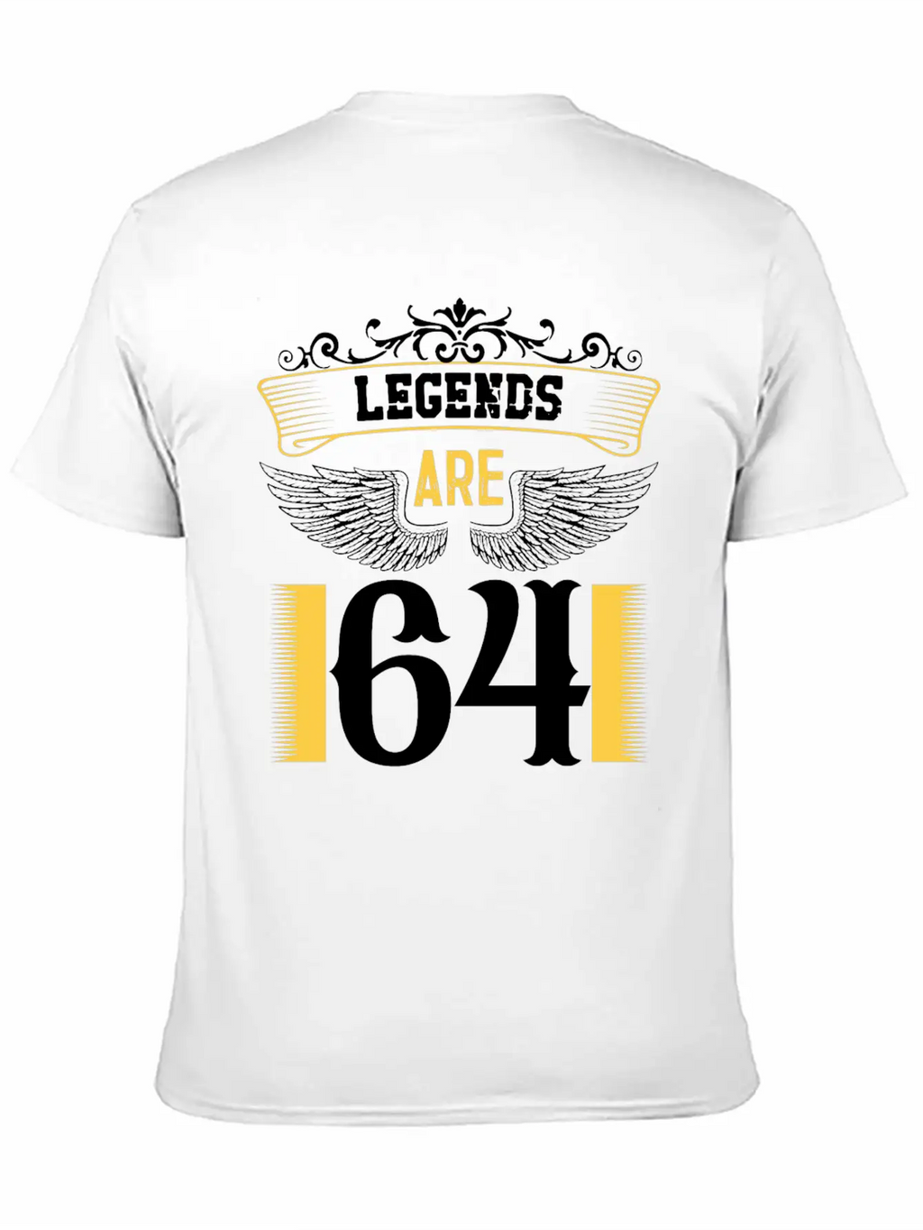 Legends Are 64 Years Old, Birthday Is 64 Essential Cotton Tee For Daily Outfits – Unisex Style