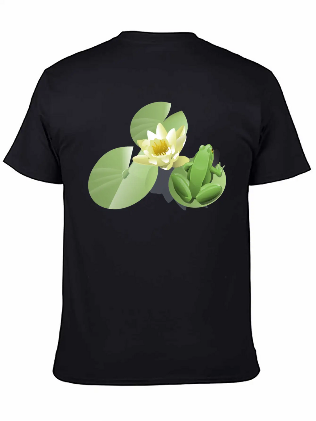 Leland Mcinnes Frog On A Lily Pad 2400px Relaxed Everyday Tee – Lightweight And Durable Cotton