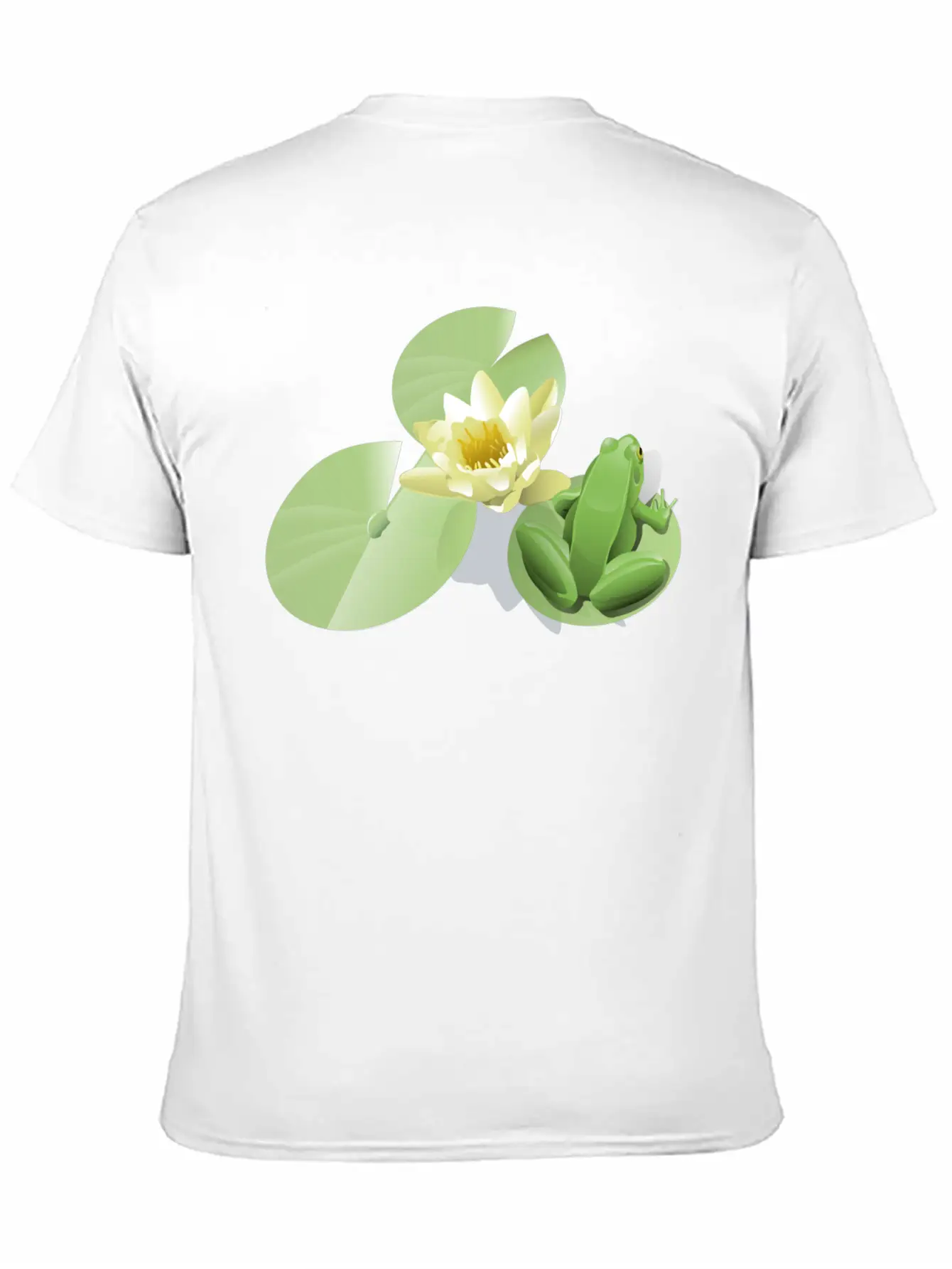 Leland Mcinnes Frog On A Lily Pad 2400px Relaxed Everyday Tee – Lightweight And Durable Cotton