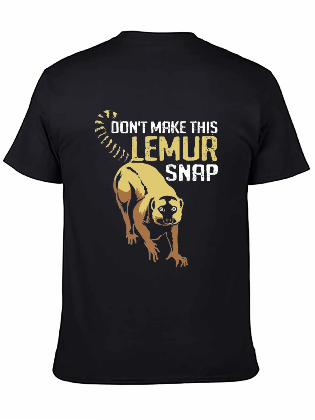 Lemur Monkey Madagascar Jungle Aye Aye Zoo Galago Stylish Everyday T-Shirt – Unisex Basic Cotton Tee