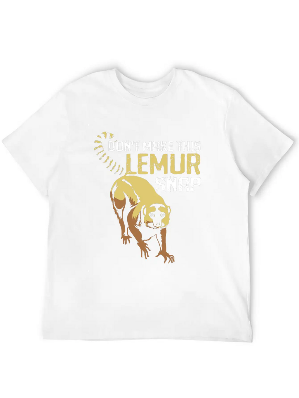 Lemur Monkey Madagascar Jungle Aye Aye Zoo Galago Stylish Everyday T-Shirt – Unisex Basic Cotton Tee