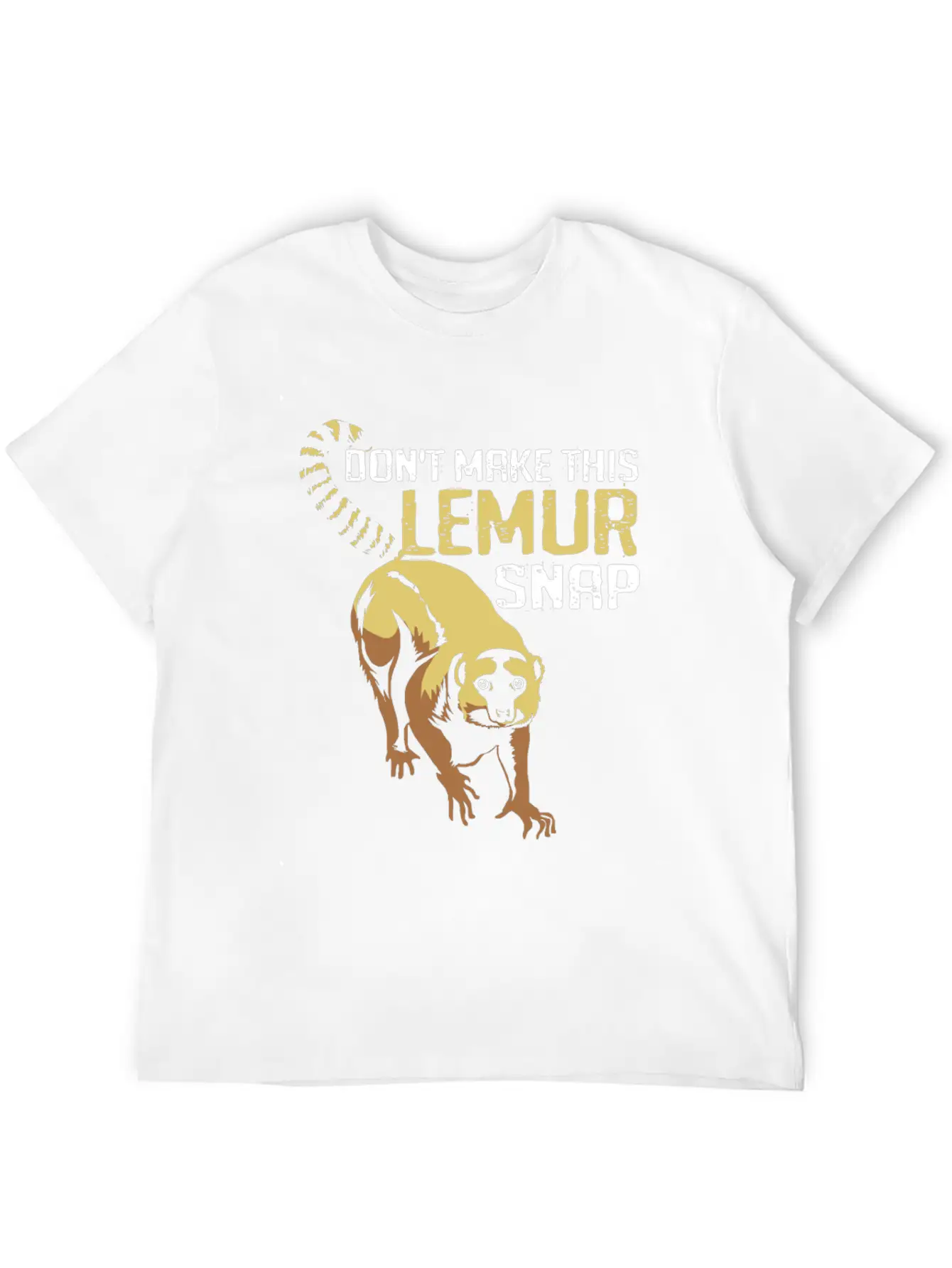 Lemur Monkey Madagascar Jungle Aye Aye Zoo Galago Stylish Everyday T-Shirt – Unisex Basic Cotton Tee