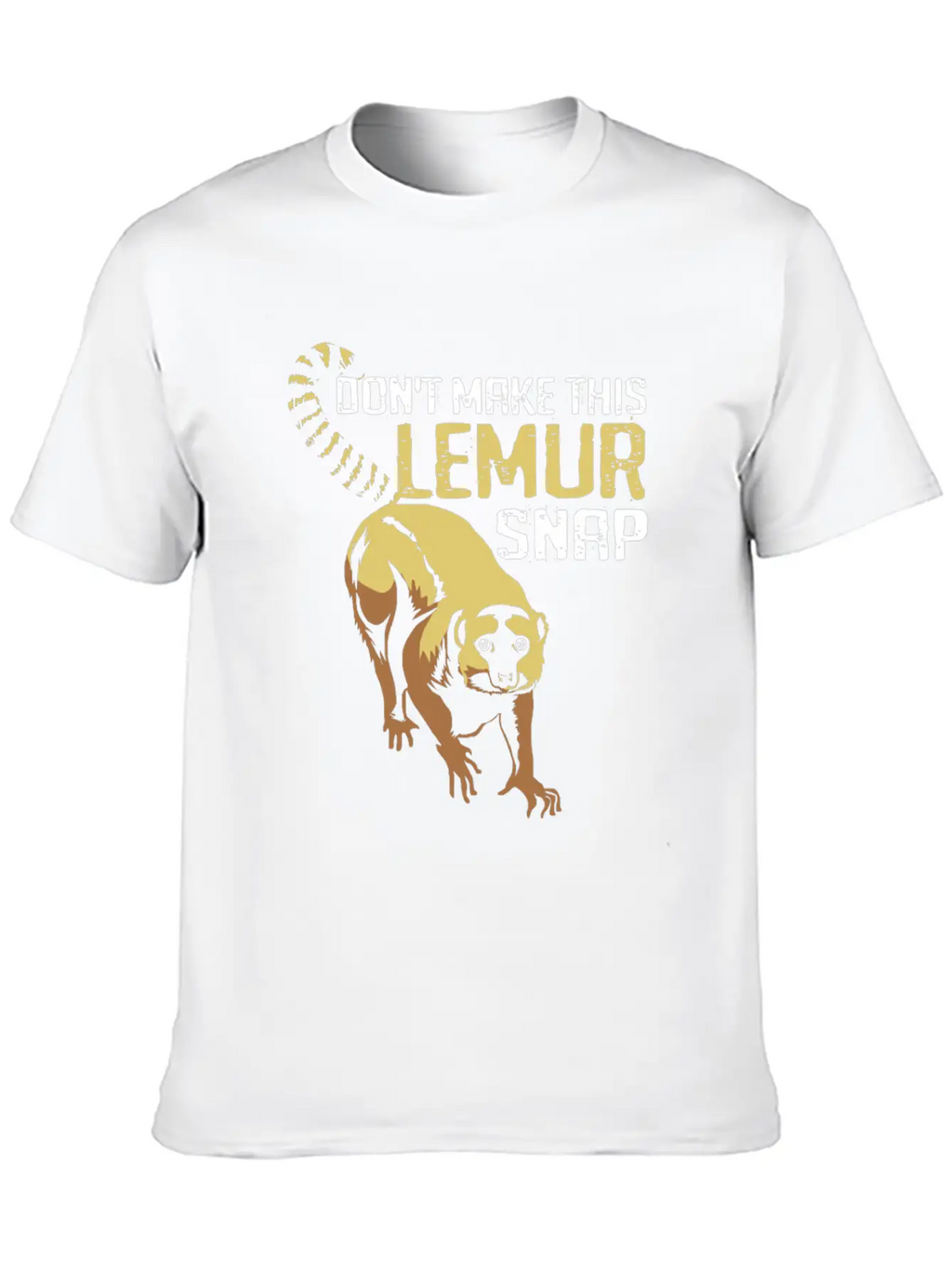 Lemur Monkey Madagascar Jungle Aye Aye Zoo Galago Stylish Everyday T-Shirt – Unisex Basic Cotton Tee