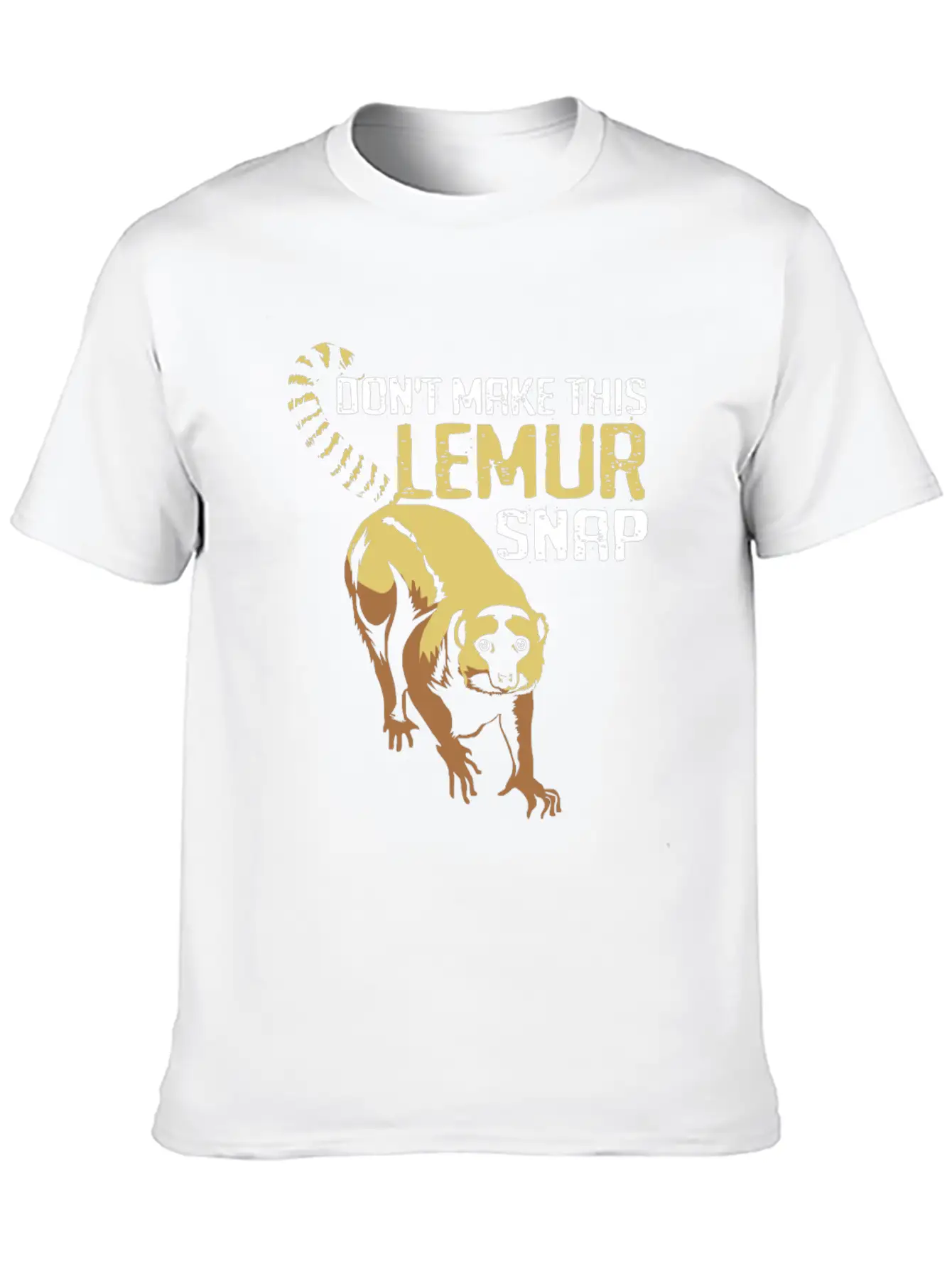 Lemur Monkey Madagascar Jungle Aye Aye Zoo Galago Stylish Everyday T-Shirt – Unisex Basic Cotton Tee