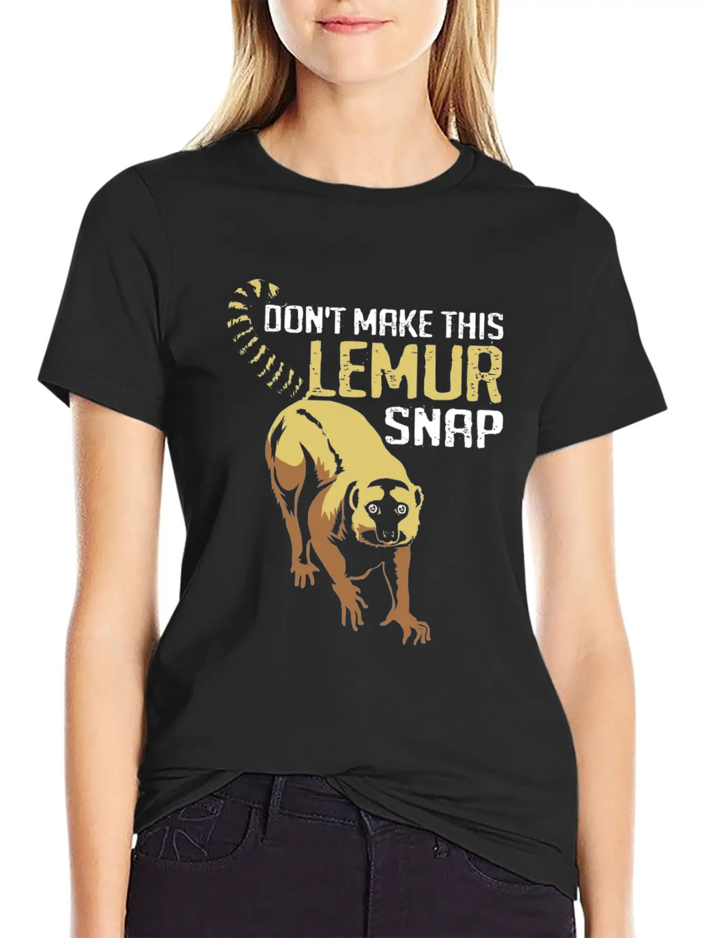Lemur Monkey Madagascar Jungle Aye Aye Zoo Galago Stylish Everyday T-Shirt – Unisex Basic Cotton Tee