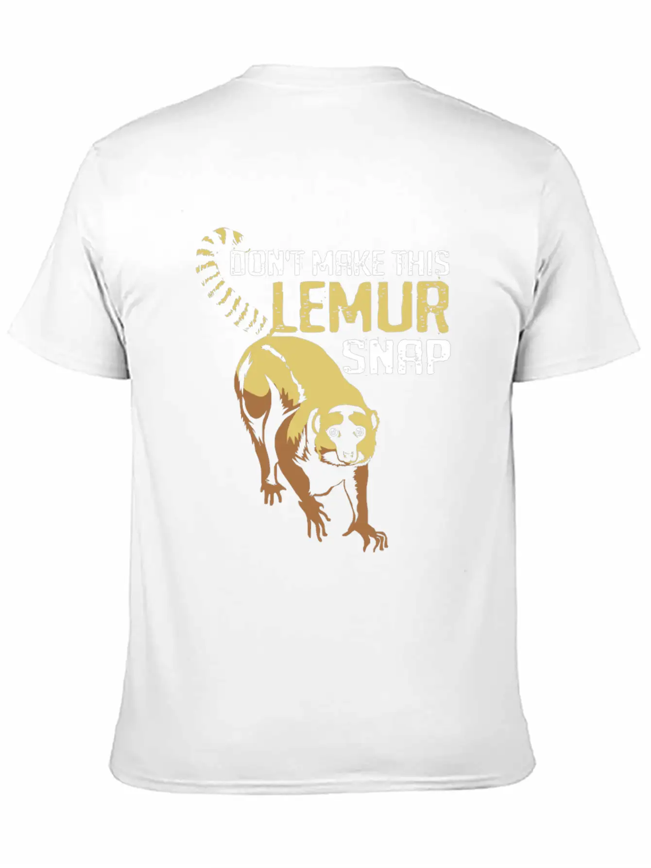 Lemur Monkey Madagascar Jungle Aye Aye Zoo Galago Stylish Everyday T-Shirt – Unisex Basic Cotton Tee