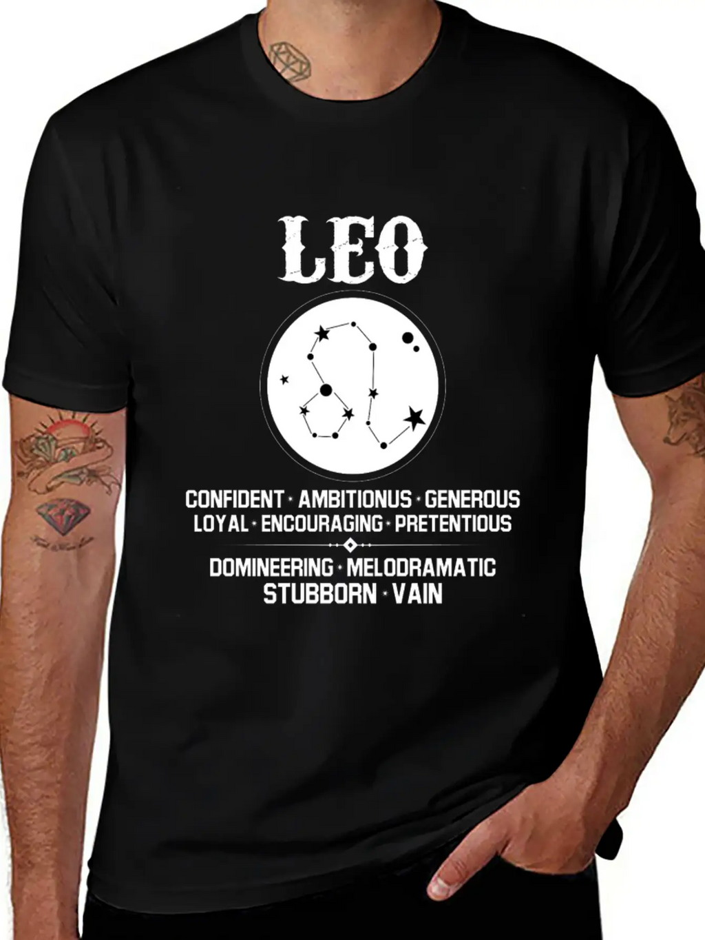 Leo Zodiac Sign Essential Cotton Tee For Daily Outfits – Unisex Style