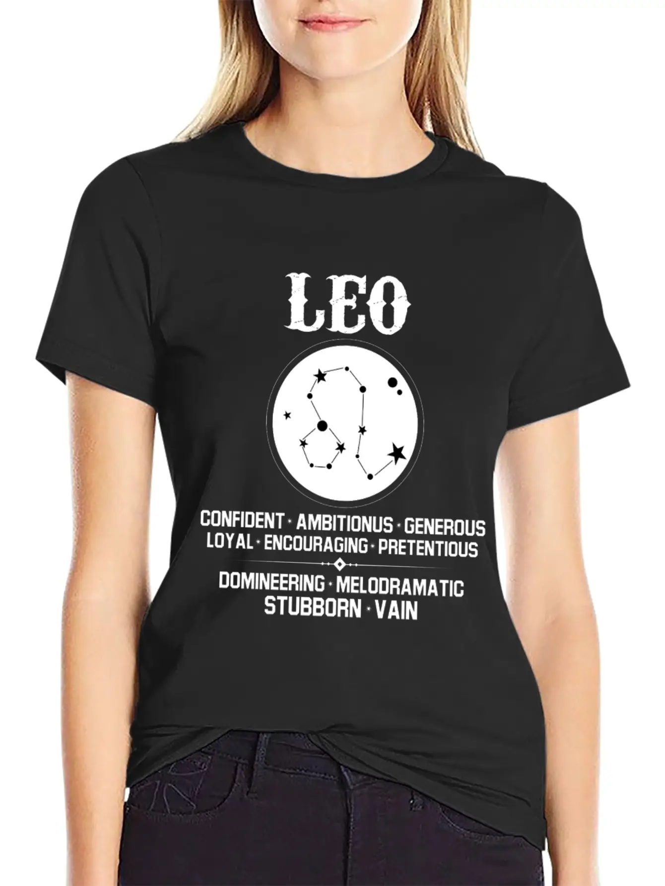 Leo Zodiac Sign Essential Cotton Tee For Daily Outfits – Unisex Style