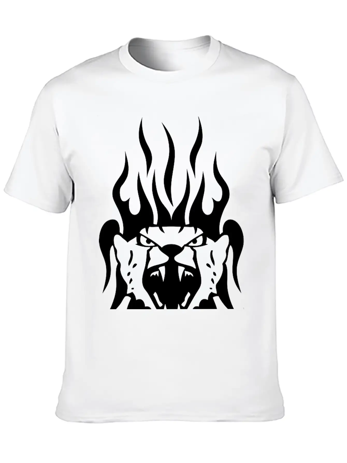 Leopard Tattoo Tribal Wild Animal Relaxed Everyday Tee – Lightweight And Durable Cotton