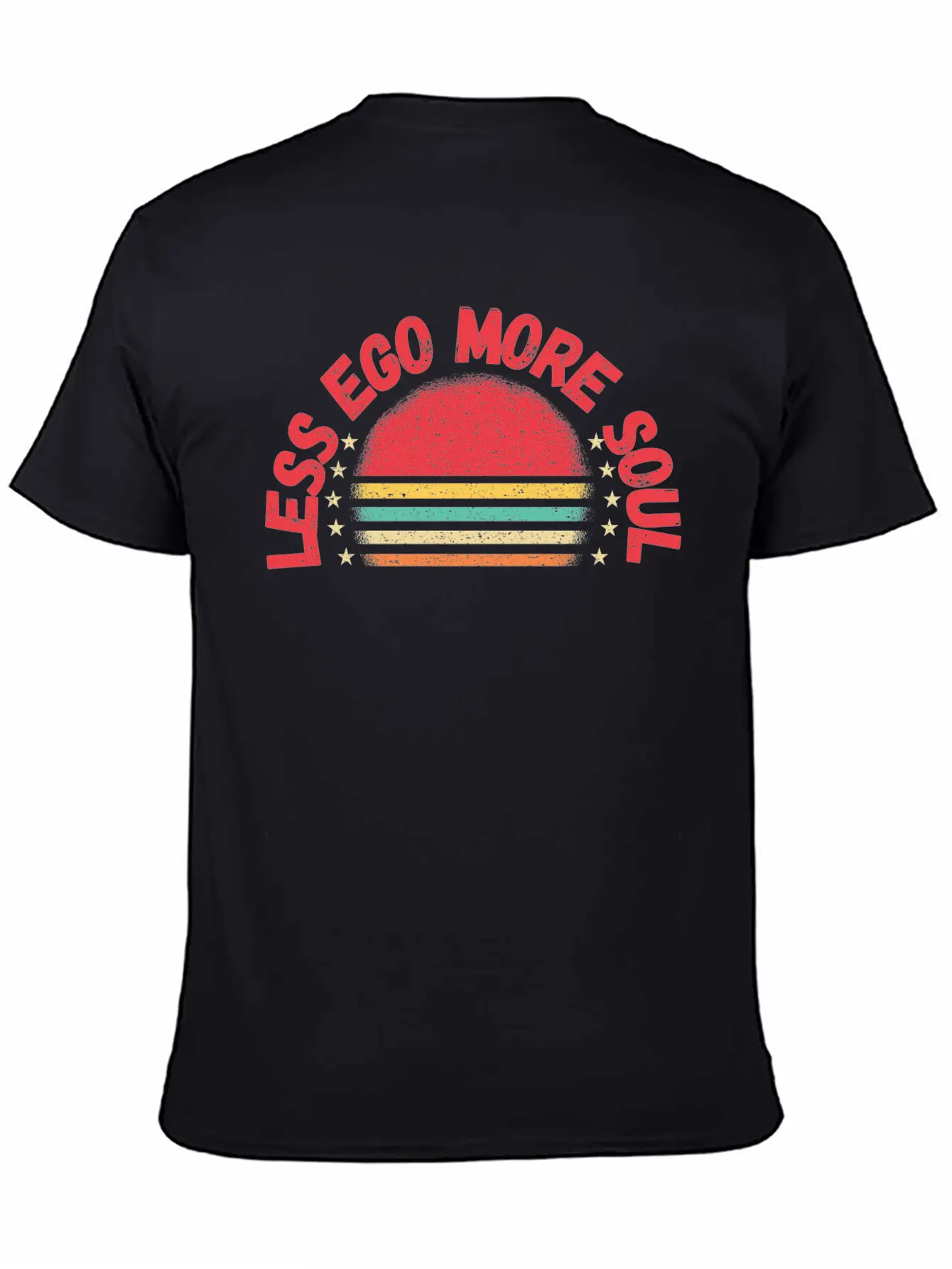 Less Ego More Soul Timeless Short Sleeve Tee – Comfy And Minimalist Design