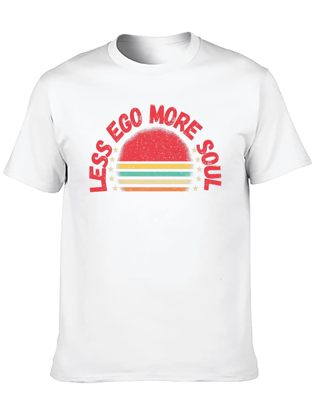 Less Ego More Soul Timeless Short Sleeve Tee – Comfy And Minimalist Design