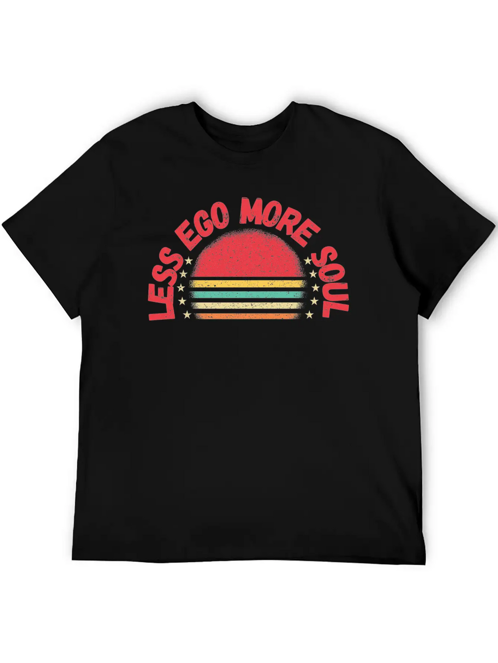 Less Ego More Soul Timeless Short Sleeve Tee – Comfy And Minimalist Design