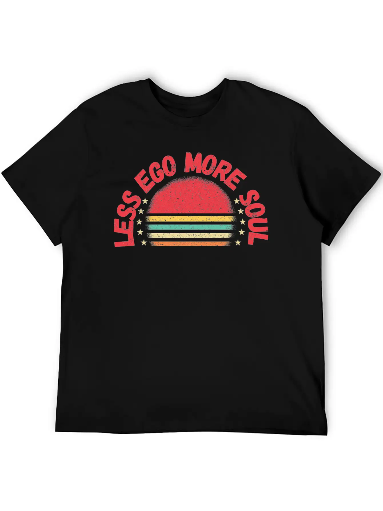 Less Ego More Soul Timeless Short Sleeve Tee – Comfy And Minimalist Design