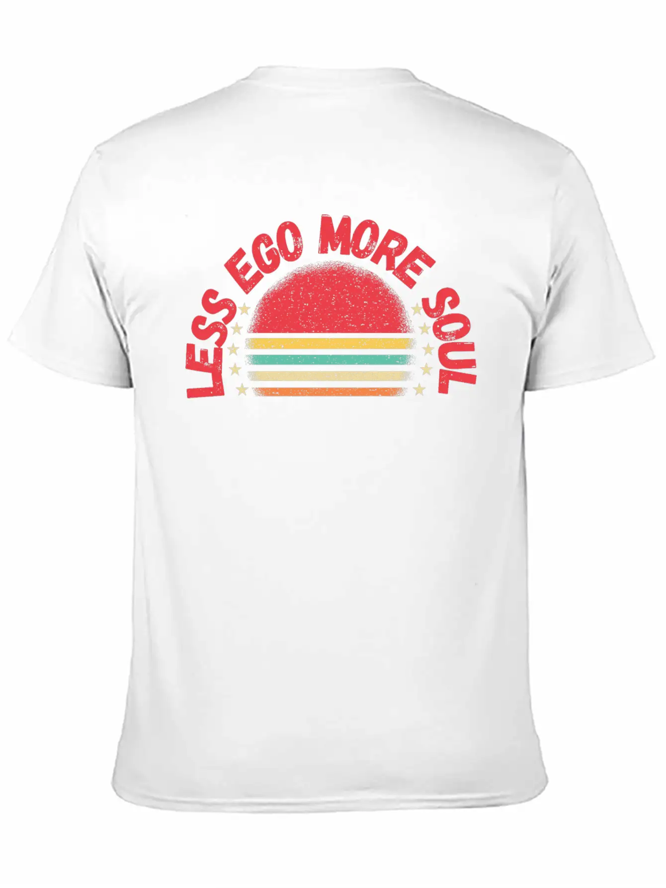 Less Ego More Soul Timeless Short Sleeve Tee – Comfy And Minimalist Design