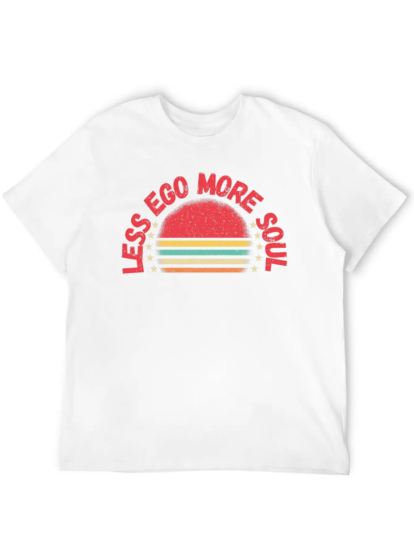 Less Ego More Soul Timeless Short Sleeve Tee – Comfy And Minimalist Design