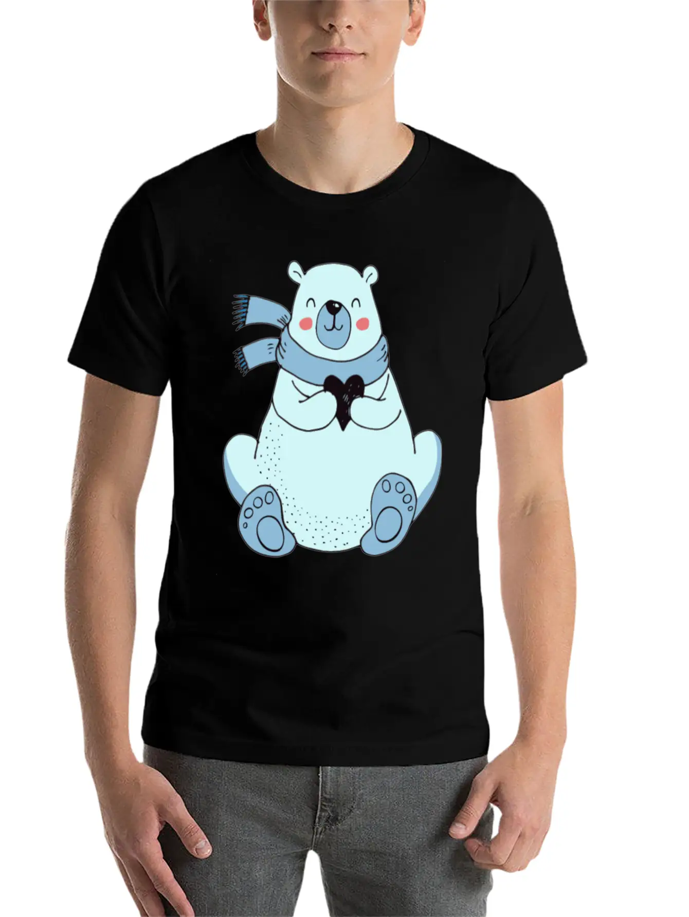 Let It Snow Breathable Graphic T-Shirt – Perfect For Casual Days