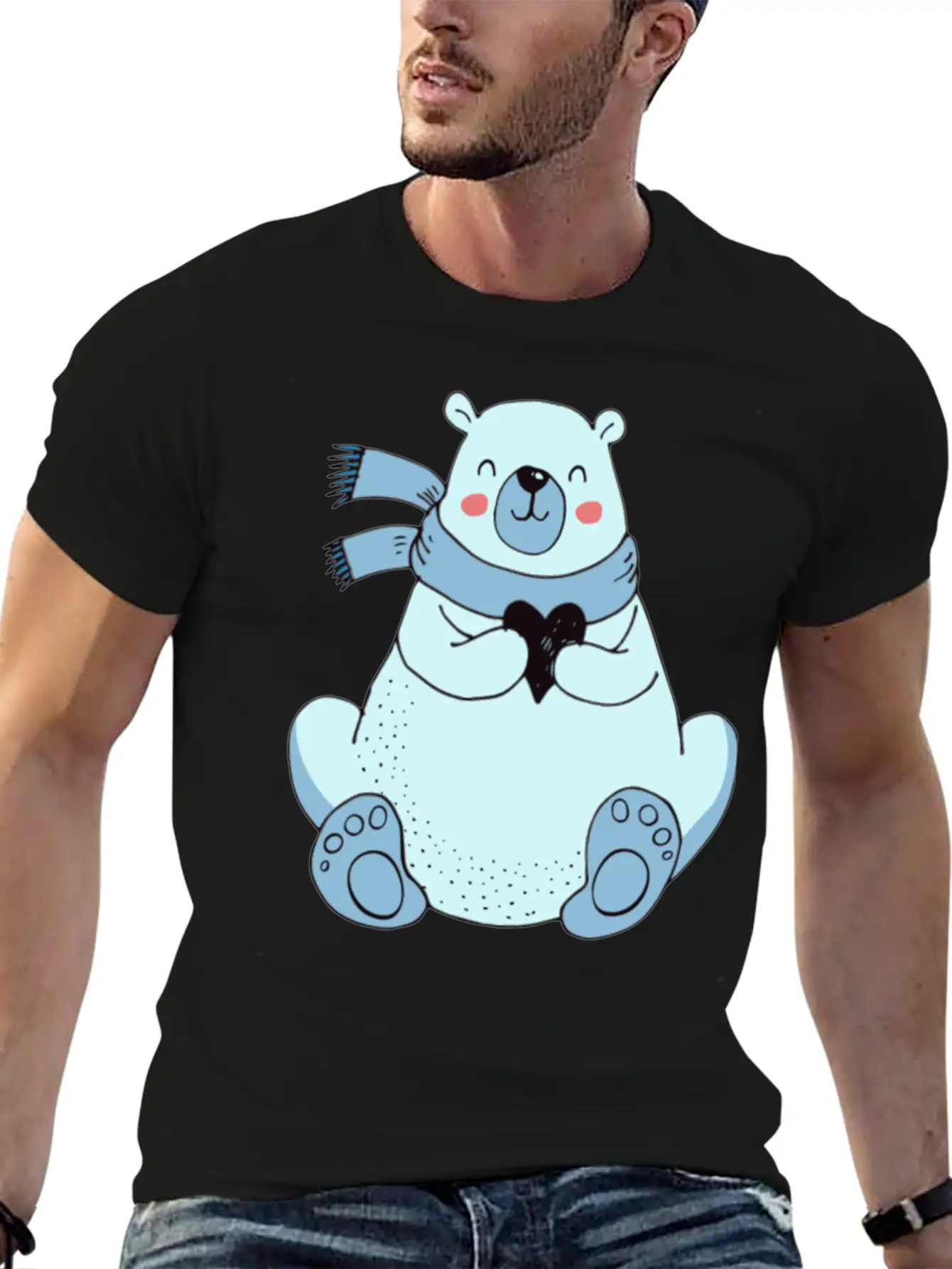 Let It Snow Breathable Graphic T-Shirt – Perfect For Casual Days
