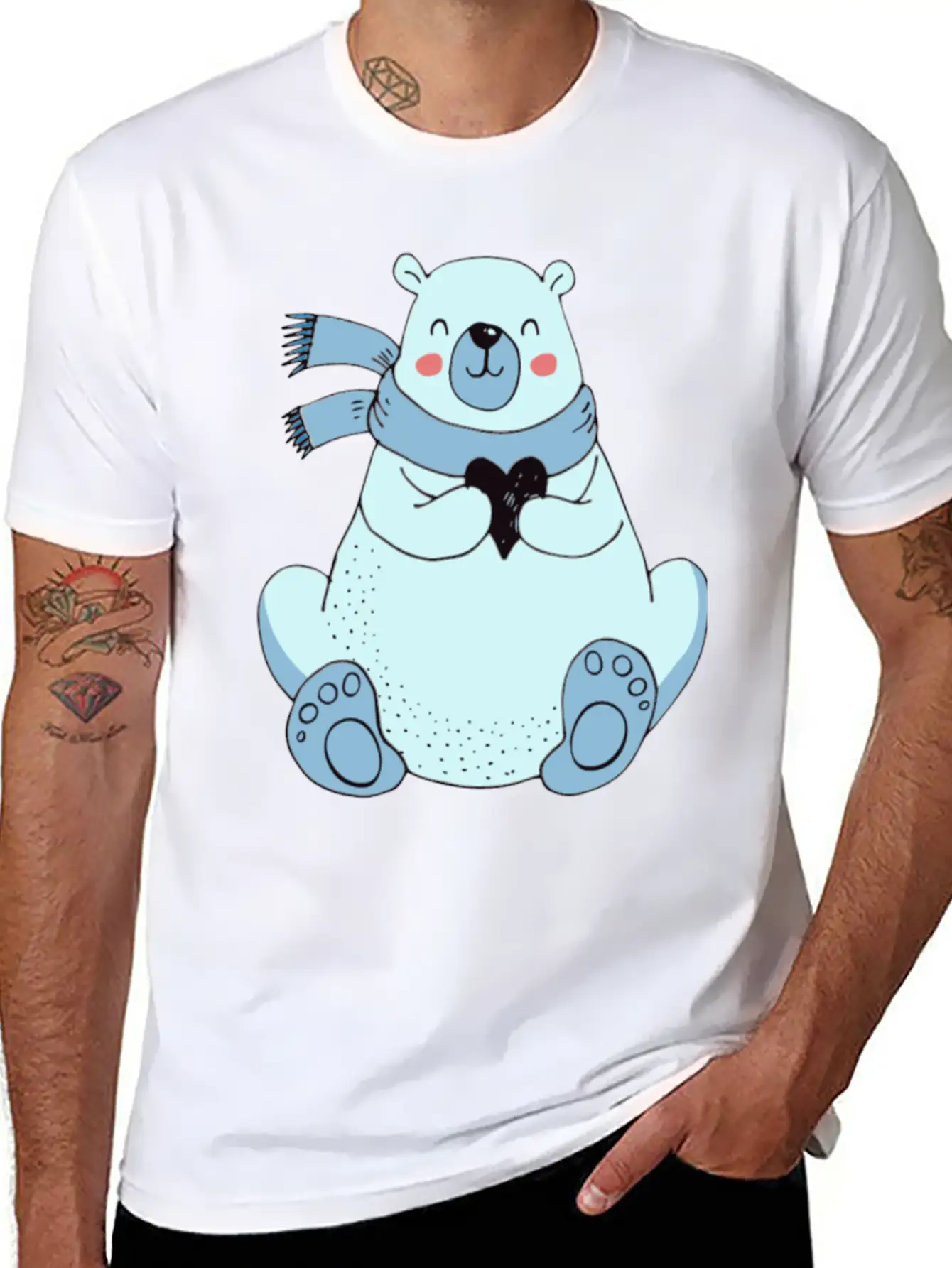 Let It Snow Breathable Graphic T-Shirt – Perfect For Casual Days