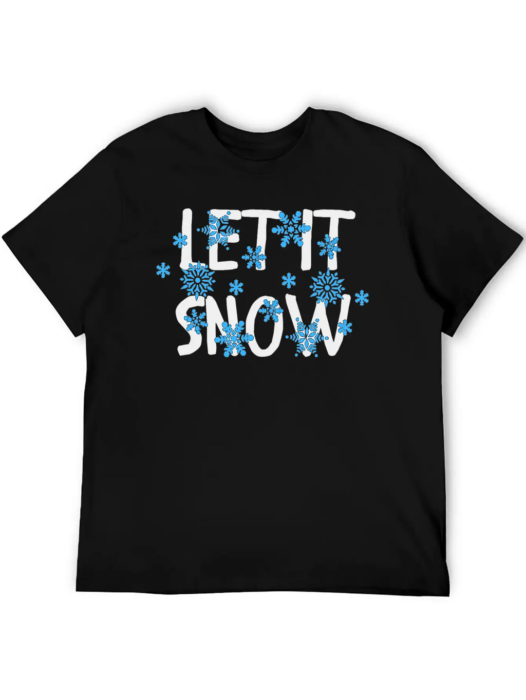Let It Snow Classic Cotton Tee – Unisex Comfort For Any Season