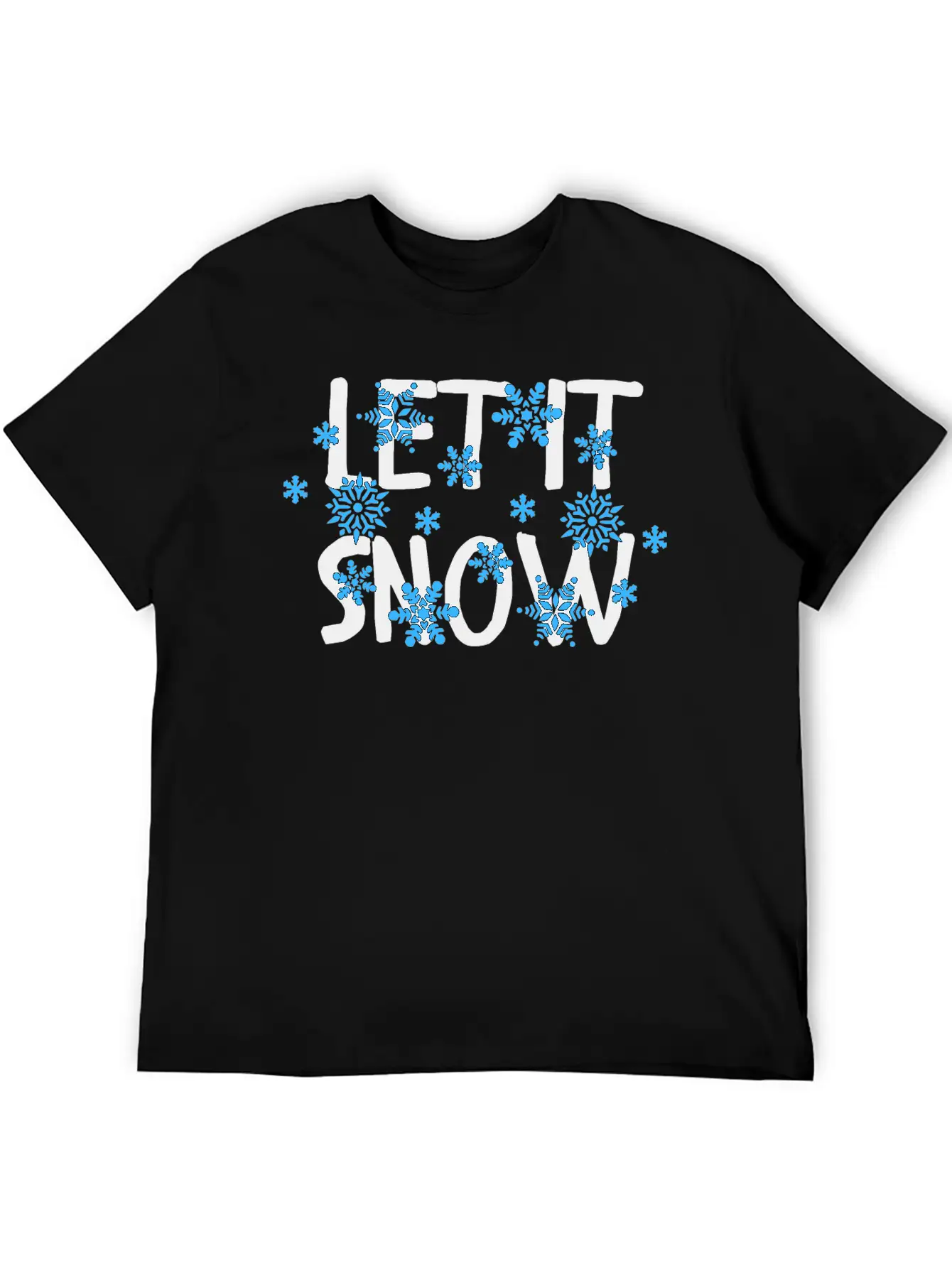 Let It Snow Classic Cotton Tee – Unisex Comfort For Any Season