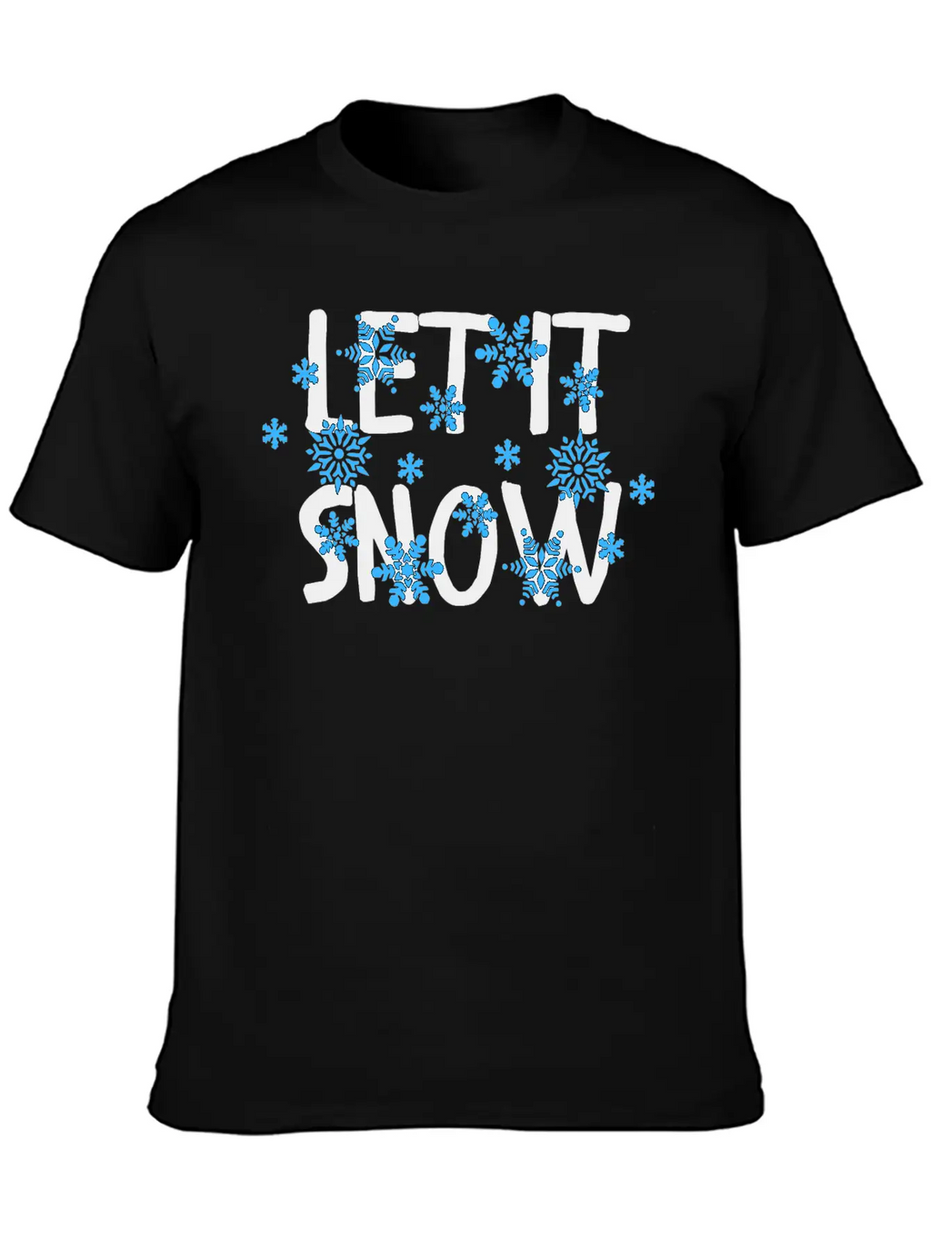 Let It Snow Classic Cotton Tee – Unisex Comfort For Any Season