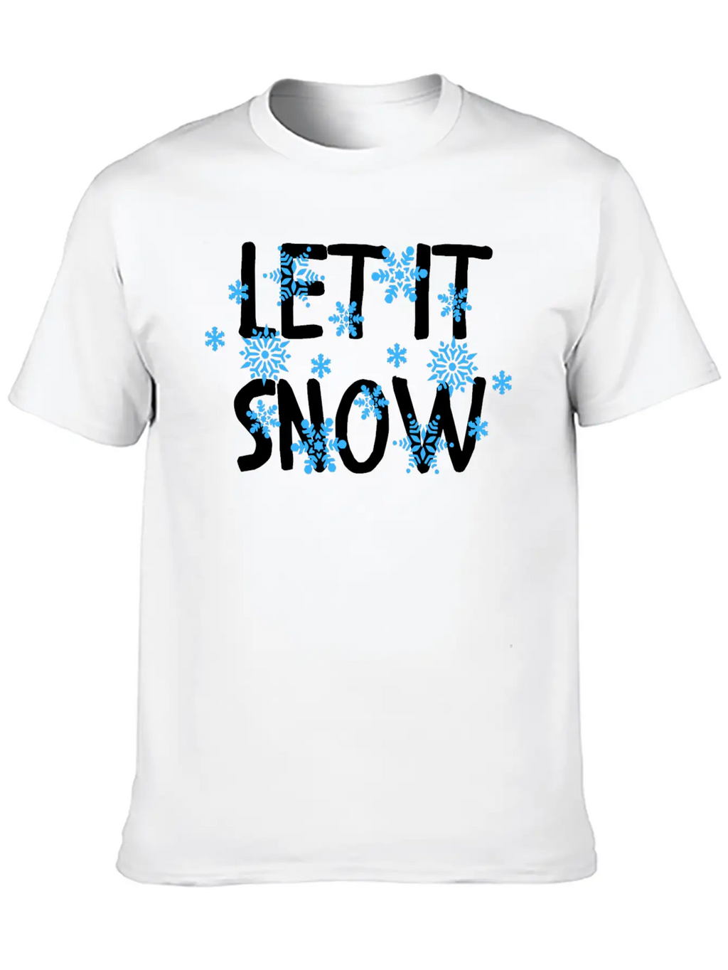 Let It Snow Classic Cotton Tee – Unisex Comfort For Any Season