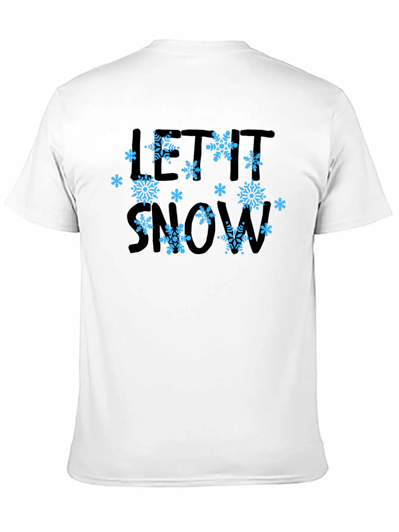 Let It Snow Classic Cotton Tee – Unisex Comfort For Any Season