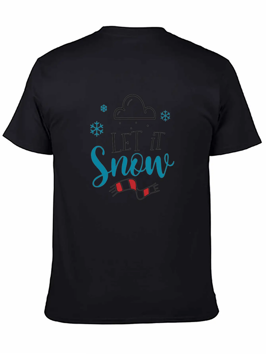 Let It Snow Essential Cotton Tee For Daily Outfits – Unisex Style